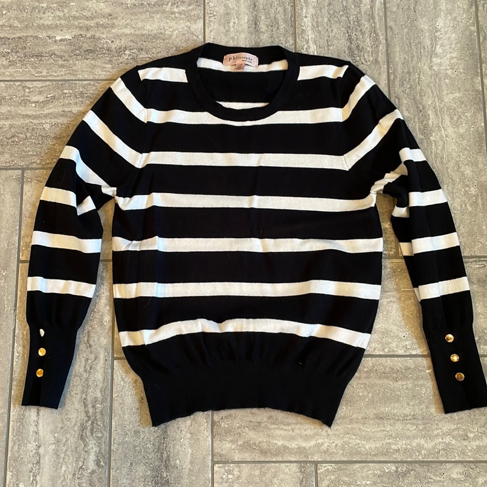 Philosophy Republic striped sweater